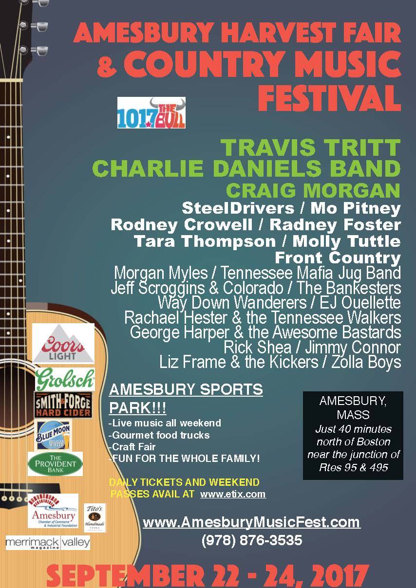 Amesbury Harvest Fair & Country Music Festival @ Amesbury Sports Park