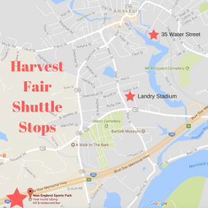 harvest fair shuttle stops