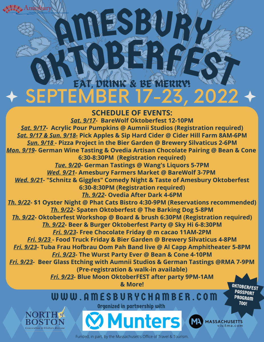 Oktoberfest Schedule Updated 9-16